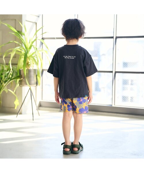 F.O.KIDS(エフオーキッズ)の「【ジュニア対応】ステッチワーク 半袖Tシャツ(Tシャツ/カットソー・キッズ・ネイビー/オフホワイト・80/90/100/110/120/130/140/150/160)」の4枚目の写真