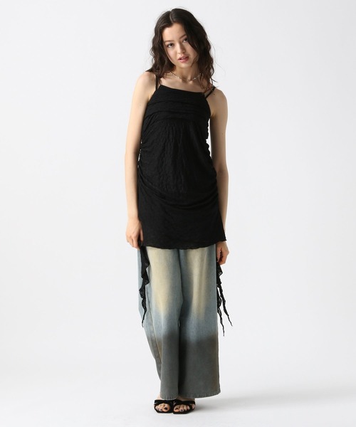 FOREVER 21（フォーエバー トゥエンティーワン）の「【2025SS】レースイレヘムキャミワンピース（ワンピース・レディース・ナチュラル/ブラック/ピンク・FREE）」の17枚目の写真