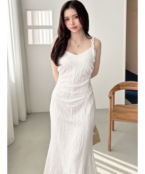 RESEXXY（リゼクシー）の「ショルダーリボンマーメイドキャミワンピース（ワンピース・レディース・レッド/その他1/ブラック/その他/ホワイト・FREE）」の9枚目の写真