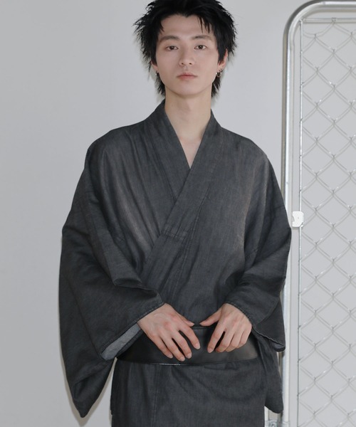 浴衣　デニム セール】デニム作務衣（浴衣）｜8(eight)（エイト）の