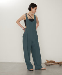 earthy（アーシー）の「サイドポケットドロストオールインワン（ラッシュガード・レディース）」