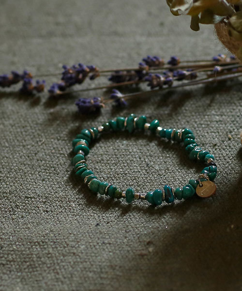 amp japan(アンプジャパン)の「Tumble Turquoise Bracelet -single-(ブレスレット・メンズ・ターコイズブルー・FREE)」の1枚目の写真