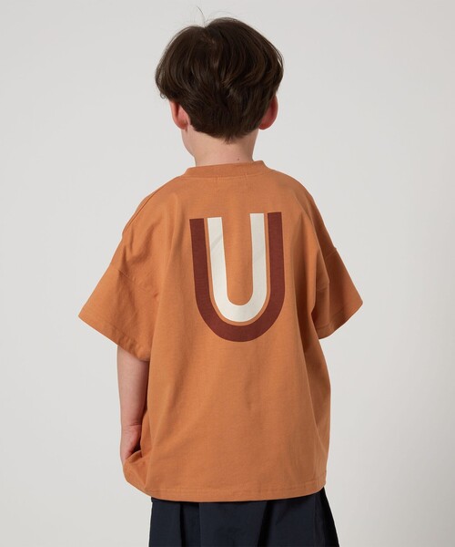 UNIVERSAL OVERALL(ユニバーサルオーバーオール)の「【別注】<UNIVERSAL OVERALL>UT シャツ / キッズ 100cm-130cm(Tシャツ/カットソー・キッズ・ダークオレンジ/ダークブラウン/ダークグレー・XS(100-110cm)/S(120-130cm))」の7枚目の写真