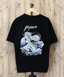 刺繍入り 半袖スカTシャツ