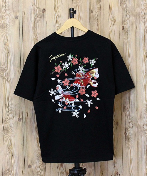 TopIsm(トップイズム)の「刺繍入り 半袖スカTシャツ(Tシャツ/カットソー・メンズ・ブラック系4/ブラック系5/ブラック系6/ブラック系1/ブラック系2/ブラック系3/ホワイト系4/ホワイト系5/ホワイト系6/ホワイト系2/ホワイト系3/ホワイト系1・XL/L/M)」の11枚目の写真