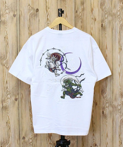 TopIsm(トップイズム)の「刺繍入り 半袖スカTシャツ(Tシャツ/カットソー・メンズ・ブラック系4/ブラック系5/ブラック系6/ブラック系1/ブラック系2/ブラック系3/ホワイト系4/ホワイト系5/ホワイト系6/ホワイト系2/ホワイト系3/ホワイト系1・XL/L/M)」の18枚目の写真