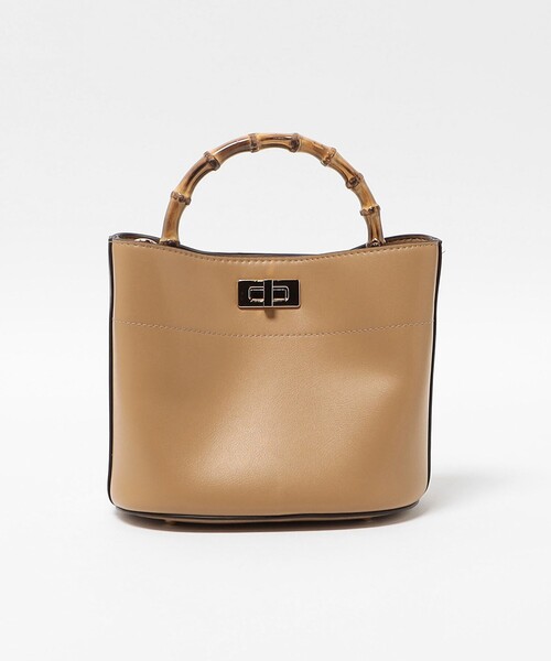 green label relaxing(グリーンレーベルリラクシング)の「2WAY バンブー ワンハンドル バッグ(ハンドバッグ・レディース・ブラック/ロイヤルブルー/ベージュ・FREE)」の7枚目の写真