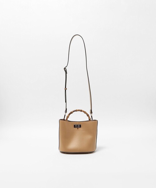 green label relaxing(グリーンレーベルリラクシング)の「2WAY バンブー ワンハンドル バッグ(ハンドバッグ・レディース・ブラック/ロイヤルブルー/ベージュ・FREE)」の8枚目の写真