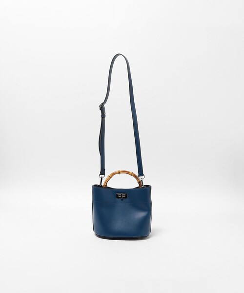 green label relaxing(グリーンレーベルリラクシング)の「2WAY バンブー ワンハンドル バッグ(ハンドバッグ・レディース・ブラック/ロイヤルブルー/ベージュ・FREE)」の22枚目の写真