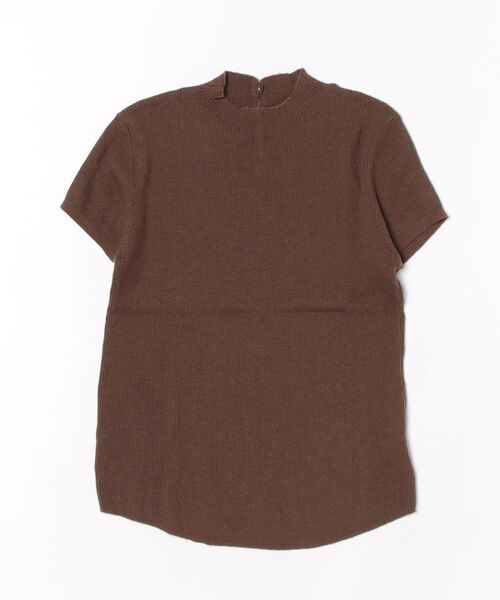 aimoha(アイモハ)の「【aimoha】バックボタンデザイン半袖ハイネックトップス (SS)(Tシャツ/カットソー・レディース・ブラック/その他/チョコ/ライトグレー/ピンク/モカ/ダークベージュ/ベージュ・FREE)」の22枚目の写真