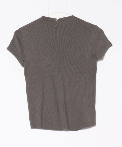 aimoha(アイモハ)の「【aimoha】バックボタンデザイン半袖ハイネックトップス (SS)(Tシャツ/カットソー・レディース・ブラック/その他/チョコ/ライトグレー/ピンク/モカ/ダークベージュ/ベージュ・FREE)」の21枚目の写真