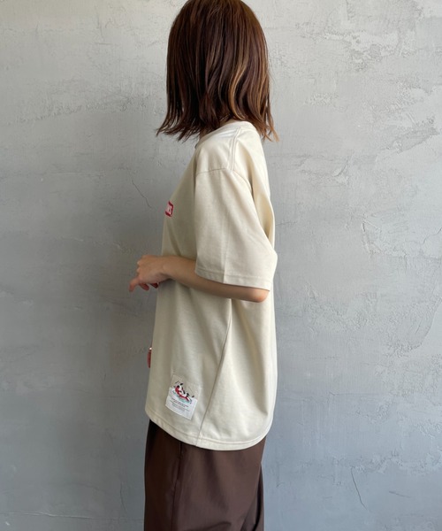 CHUMS（チャムス）の「[CHUMS/チャムス] HWYC プリントＴシャツ（Tシャツ/カットソー・レディース・ホワイト/ブラック/グレイッシュベージュ/ブルー・M/L/XL）」の8枚目の写真