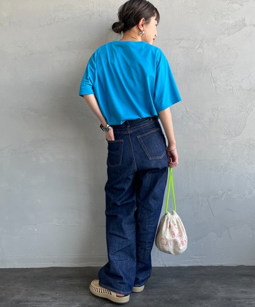 CHUMS（チャムス）の「[CHUMS/チャムス] HWYC プリントＴシャツ（Tシャツ/カットソー・レディース・ホワイト/ブラック/グレイッシュベージュ/ブルー・M/L/XL）」の17枚目の写真