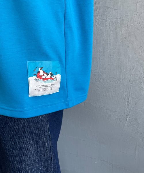 CHUMS（チャムス）の「[CHUMS/チャムス] HWYC プリントＴシャツ（Tシャツ/カットソー・レディース・ホワイト/ブラック/グレイッシュベージュ/ブルー・M/L/XL）」の21枚目の写真