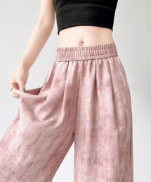 Y2Kカジュアル ワイドストレートパンツ