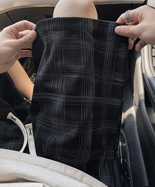 Ressaca（レサーカ）の「ルーズシルエットチェック柄ショートパンツ（その他パンツ・メンズ・ブラック/グレー・M/L/XL）」の6枚目の写真