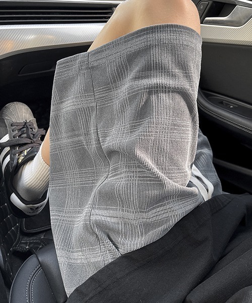 Ressaca（レサーカ）の「ルーズシルエットチェック柄ショートパンツ（その他パンツ・メンズ・ブラック/グレー・M/L/XL）」の20枚目の写真