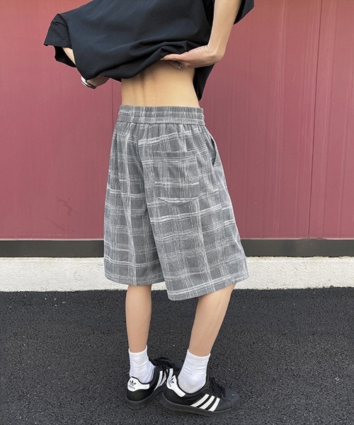 Ressaca（レサーカ）の「ルーズシルエットチェック柄ショートパンツ（その他パンツ・メンズ・ブラック/グレー・M/L/XL）」の19枚目の写真