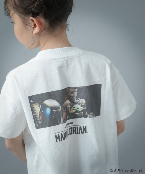 LOWRYS FARM(ローリーズファーム)の「STAR WARS/アートT 451872(Tシャツ/カットソー・キッズ・ホワイト系その他/ブラック/チャコールグレー/オフホワイト・110cm/120cm/130cm/140cm/150cm)」の2枚目の写真