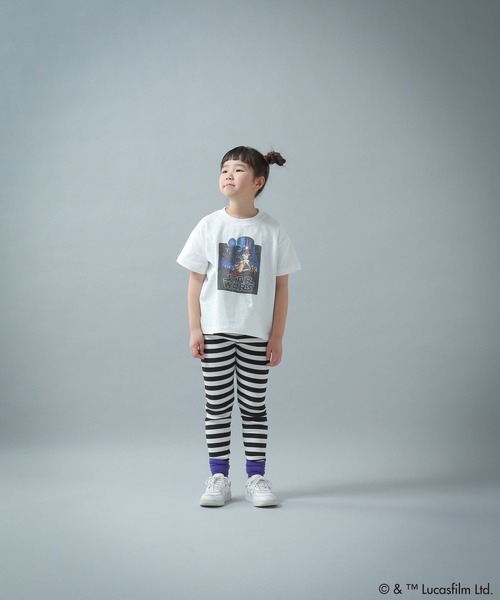 LOWRYS FARM(ローリーズファーム)の「STAR WARS/アートT 451872(Tシャツ/カットソー・キッズ・ホワイト系その他/ブラック/チャコールグレー/オフホワイト・110cm/120cm/130cm/140cm/150cm)」の5枚目の写真