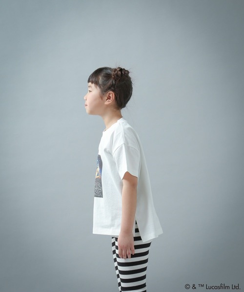 LOWRYS FARM(ローリーズファーム)の「STAR WARS/アートT 451872(Tシャツ/カットソー・キッズ・ホワイト系その他/ブラック/チャコールグレー/オフホワイト・110cm/120cm/130cm/140cm/150cm)」の6枚目の写真