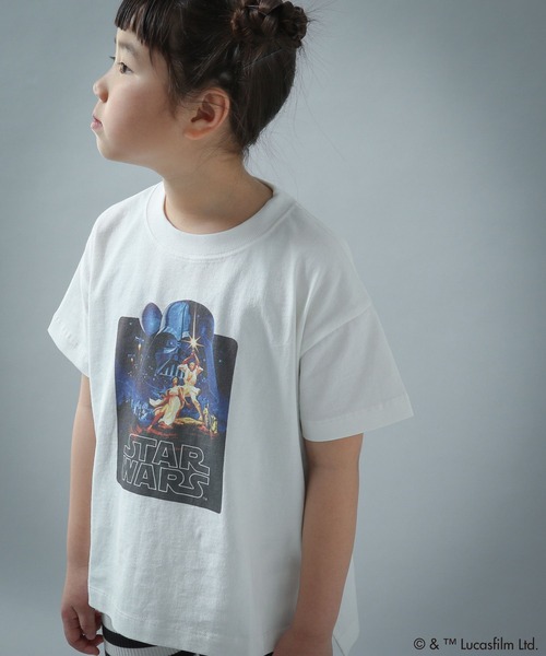 LOWRYS FARM(ローリーズファーム)の「STAR WARS/アートT 451872(Tシャツ/カットソー・キッズ・ホワイト系その他/ブラック/チャコールグレー/オフホワイト・110cm/120cm/130cm/140cm/150cm)」の8枚目の写真