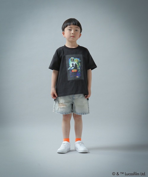 LOWRYS FARM(ローリーズファーム)の「STAR WARS/アートT 451872(Tシャツ/カットソー・キッズ・ホワイト系その他/ブラック/チャコールグレー/オフホワイト・110cm/120cm/130cm/140cm/150cm)」の16枚目の写真
