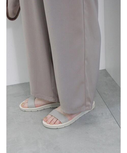 Samansa Mos2 blue(サマンサモスモスブルー)の「【接触冷感】イージーパンツ(その他パンツ・レディース・ベージュ/ブラック/カーキ/チャコールグレー・F)」の10枚目の写真