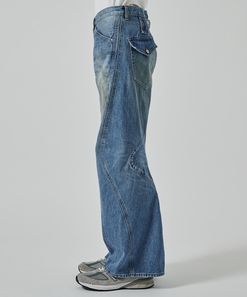 3D TWISTED JEANS 2.0（デニムパンツ）｜NVRFRGT（ネヴァー