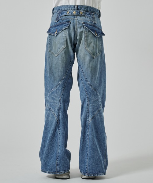 デニム・ジーパン HUECLOSET D Twisted Denim Pants 3D TWISTED JEANS 2.0（デニムパンツ）｜NVRFRGT（ネヴァー