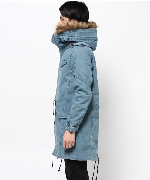 CIAOPANIC（チャオパニック）の「【Ciaopanic】　デニムM-51モッズコート（その他アウター・メンズ・サックスブルー/インディゴブルー・LARGE/MEDIUM）」の12枚目の写真