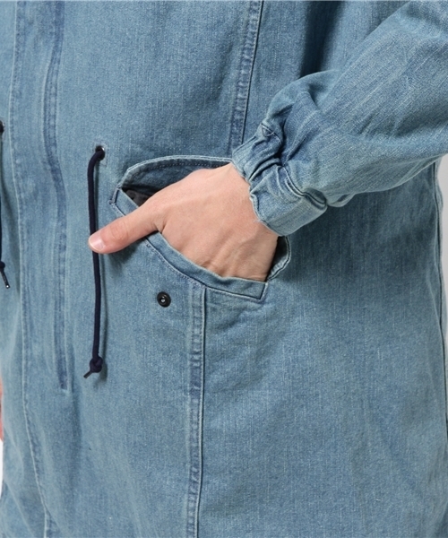 CIAOPANIC（チャオパニック）の「【Ciaopanic】　デニムM-51モッズコート（その他アウター・メンズ・サックスブルー/インディゴブルー・LARGE/MEDIUM）」の10枚目の写真