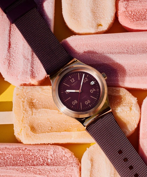 BURGUNDY STORY（アナログ腕時計）｜SWATCH（スウォッチ）の