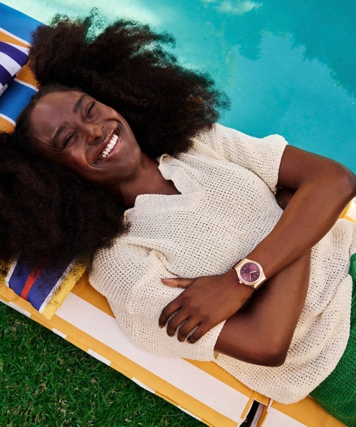 BURGUNDY STORY（アナログ腕時計）｜SWATCH（スウォッチ）の