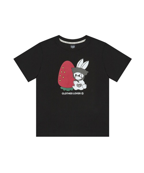 LUVISTRUE(ラヴイズトゥルー)の「SM STRAWBERRY RABBIT TEE(Tシャツ/カットソー・レディース・ホワイト/ブラック/ネイビー・FREE)」の22枚目の写真