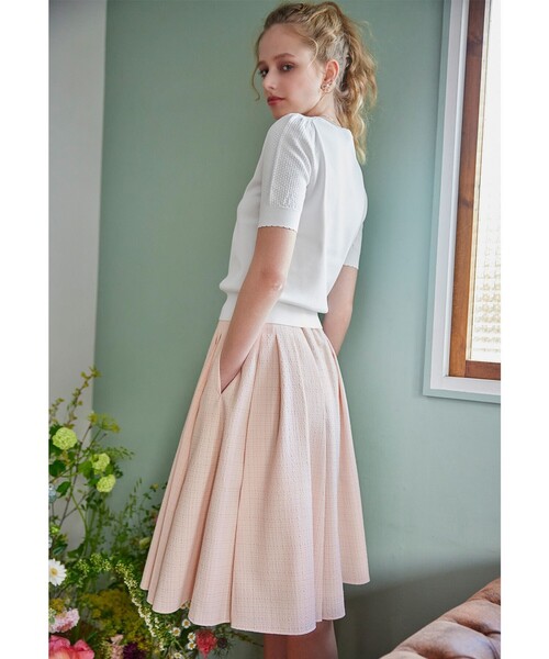 TOCCA（トッカ）の「MIST KNIT ニットプルオーバー（ニット/セーター・レディース・ネイビー系/アイボリー系/ピンク系・SMALL/MEDIUM）」の7枚目の写真