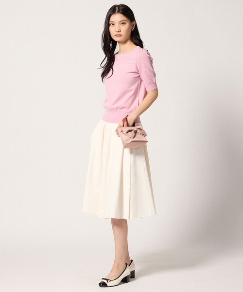 TOCCA（トッカ）の「MIST KNIT ニットプルオーバー（ニット/セーター・レディース・ネイビー系/アイボリー系/ピンク系・SMALL/MEDIUM）」の18枚目の写真
