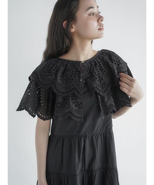 Cutwork lace layered Bolero レディース セール】Cutwork lace layered Bolero（その他トップス）｜FIKA