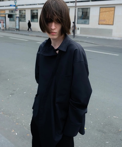 CONZ(コンズ)の「OVER SHIRT(シャツ/ブラウス・メンズ・ブルー/グレー・2/3)」の2枚目の写真