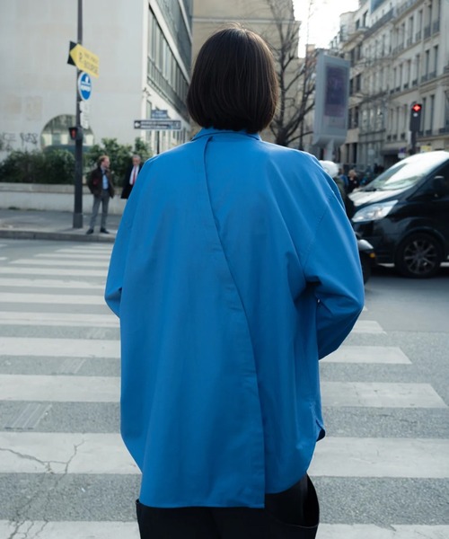 CONZ(コンズ)の「OVER SHIRT(シャツ/ブラウス・メンズ・ブルー/グレー・2/3)」の5枚目の写真