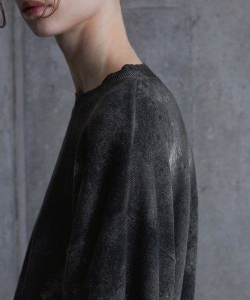 セール】【SERACE】Loose silhouette abstract sheer short