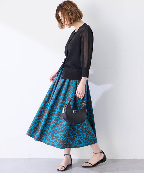 Petit Honfleur（プチオンフルール）の「プリントスカート（スカート