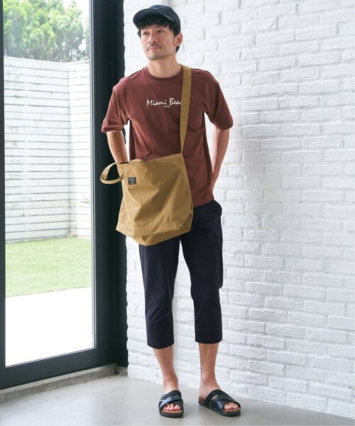 ikka（イッカ）の「ポリキャン2WAY ジップショルダーバッグ（ショルダーバッグ・メンズ・オリーブ/ブラック/ベージュ・FREE）」の6枚目の写真