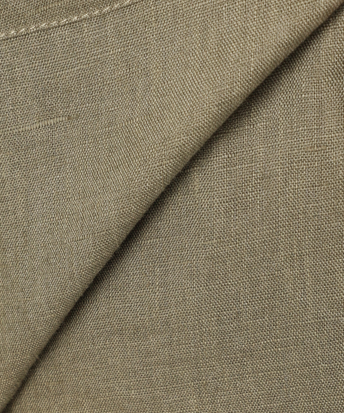 JOURNAL STANDARD（ジャーナルスタンダード）の「《追加3》リネンミリタリージャケット（ミリタリージャケット・レディース・カーキ/ブラック・FREE）」の20枚目の写真