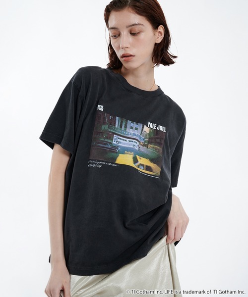 GOOD ROCK SPEED(グッドロックスピード)の「【別注】PUBLIC TOKYO×GOOD ROCK SPEED×LIFE PICTURE COLLECTION Tシャツ (LIFE PC YALE JOEL TEE)(Tシャツ/カットソー・レディース・ダークグレー/ホワイト・FREE)」の18枚目の写真
