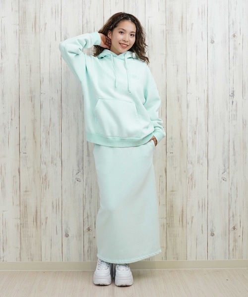 DC（ディーシー）の「DC/ディーシー 裏起毛パーカー LPO254308（パーカー・レディース・ベージュ/スミクロ/グレー/ミント・L/M）」の22枚目の写真