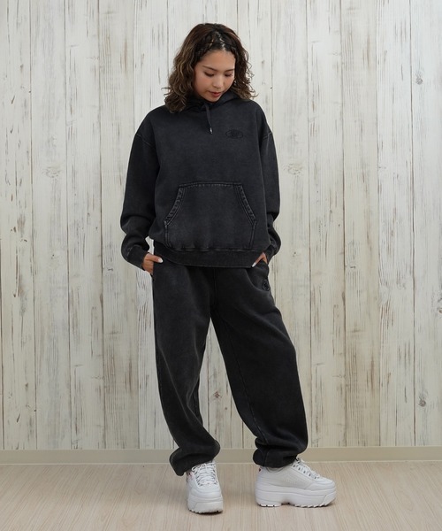 DC（ディーシー）の「DC/ディーシー 裏起毛パーカー LPO254308（パーカー・レディース・ベージュ/スミクロ/グレー/ミント・L/M）」の7枚目の写真