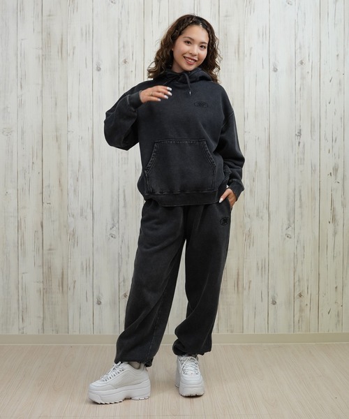 DC（ディーシー）の「DC/ディーシー 裏起毛パーカー LPO254308（パーカー・レディース・ベージュ/スミクロ/グレー/ミント・L/M）」の8枚目の写真