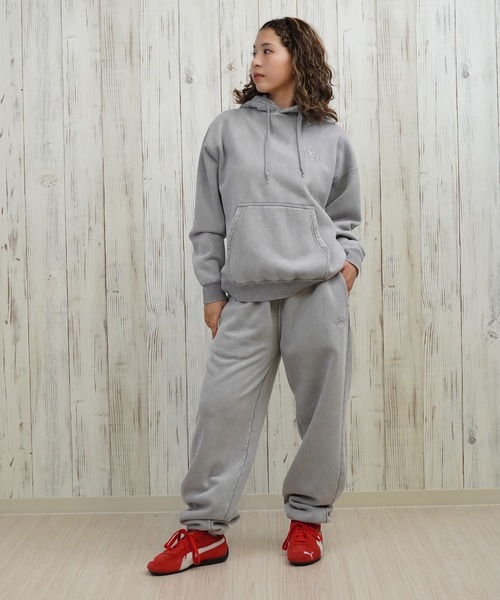 DC（ディーシー）の「DC/ディーシー 裏起毛パーカー LPO254308（パーカー・レディース・ベージュ/スミクロ/グレー/ミント・L/M）」の14枚目の写真