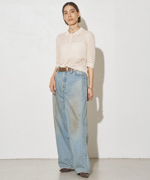 Whim Gazette（ウィムガゼット）の「【GEMINI】ダスティDENIM（デニムパンツ・レディース・インディゴブルー・36/38）」の4枚目の写真